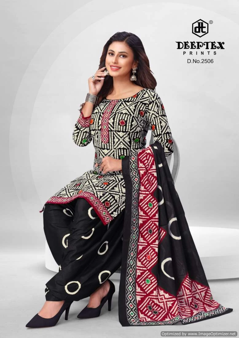 Deeptex Batic Plus Vol 25 Cotton Wholesale Salwar Suit Catalog — Wholesale Salwar Suits, Deeptex wholesale from Surat — view 8